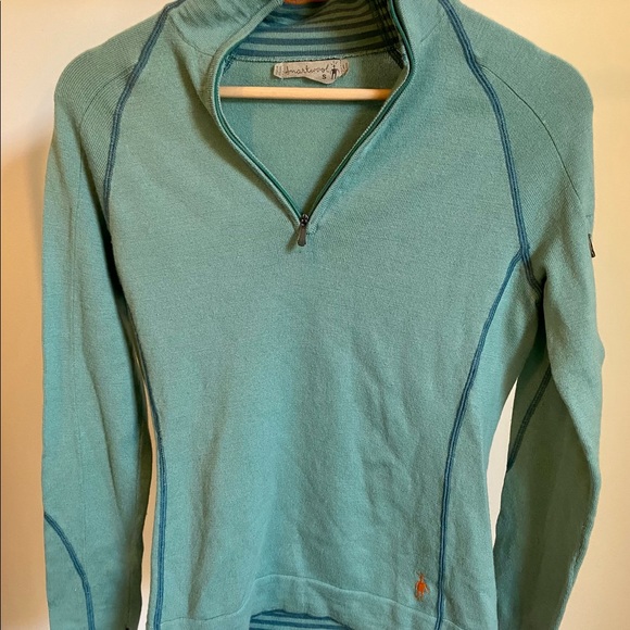 Smart Wool Midweight Quarter Zip Sweater - Picture 2 of 6